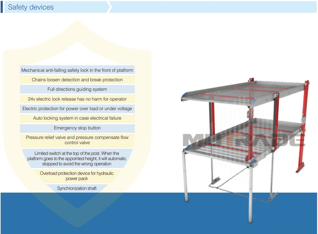 Mutrade Starke Pit Parker Platform Twin Car Parking System