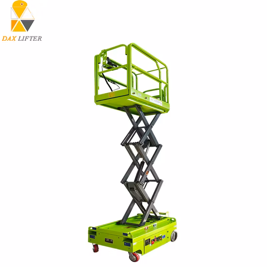Elevador de tijera portátil de altura de plataforma automática de buena calidad de 3,9 m
