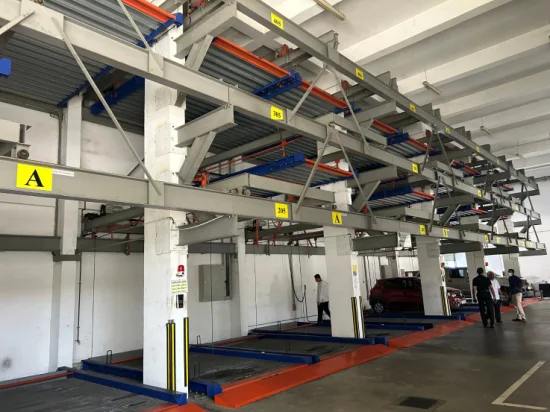 Aprobado por CE Venta de fábrica Elevador de vehículos inteligente de varios niveles Apilador inteligente Equipo mecánico Rompecabezas giratorio vertical automático Sistema de estacionamiento de elevador de automóviles